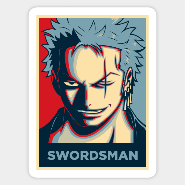 ZORO THE SWORDSMAN Sticker by ChrisHarrys